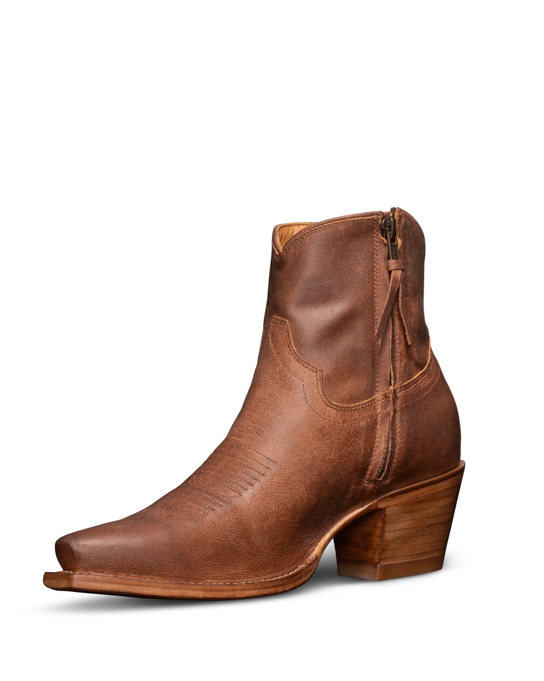 Tecovas Women's The Daisy Scotch Goat Cowgirl Booties - Image 3