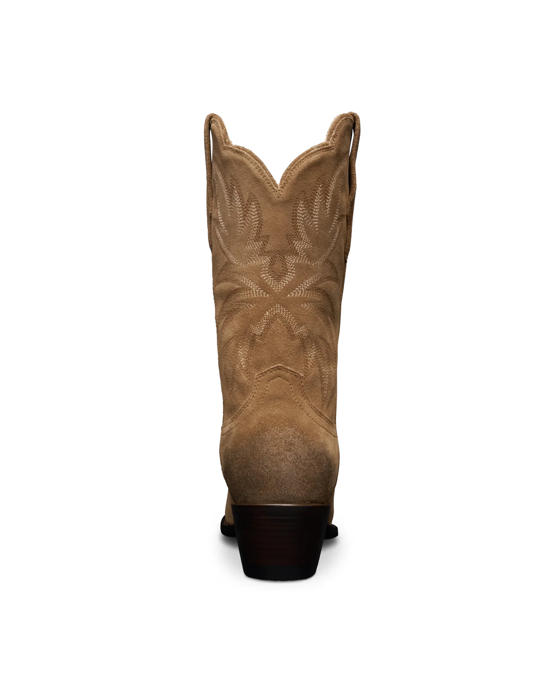 Tecovas Women's The Sadie Toasted Almond Suede Cowgirl Boots - Image 4