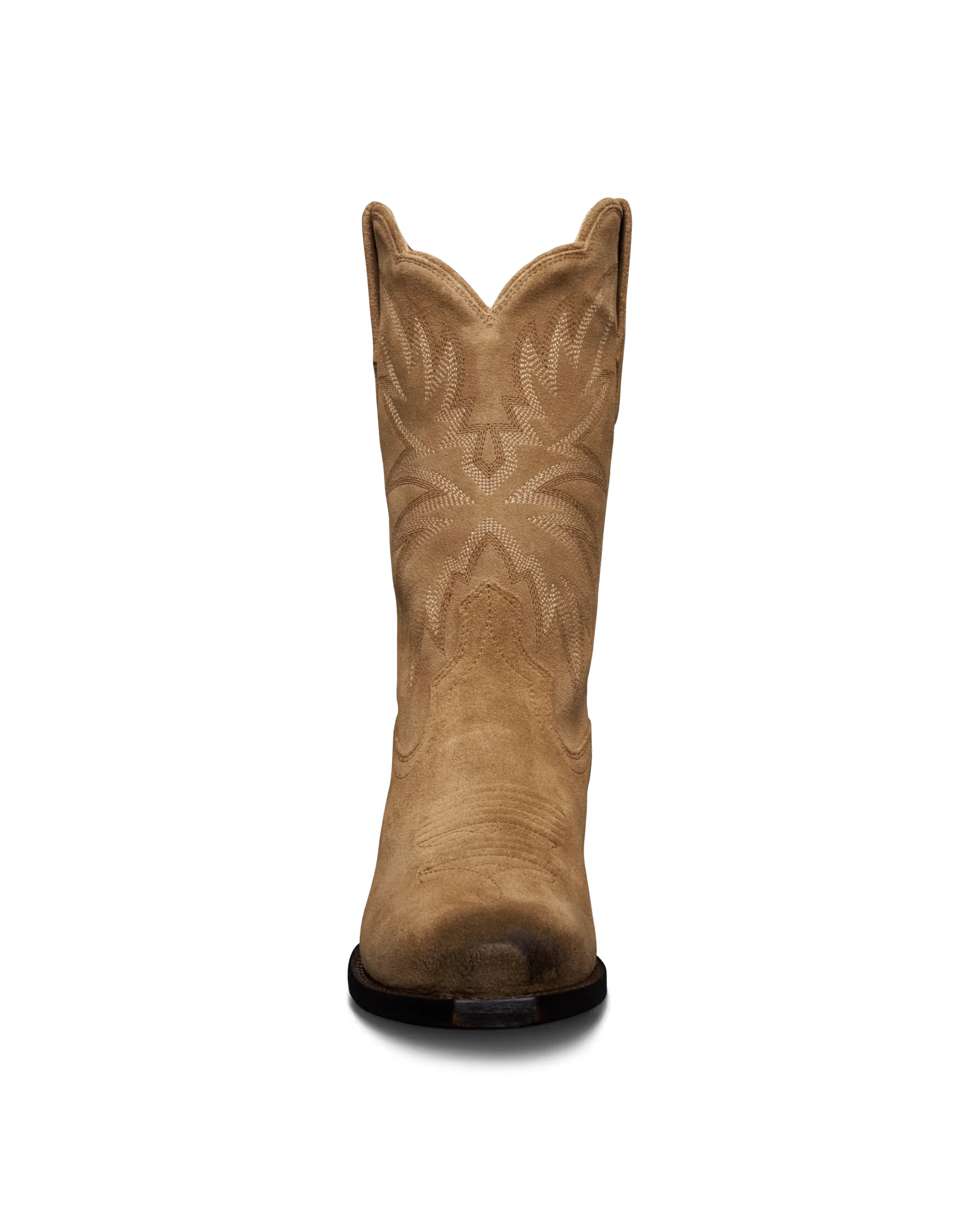 Tecovas Women's The Sadie Toasted Almond Suede Cowgirl Boots - Image 5