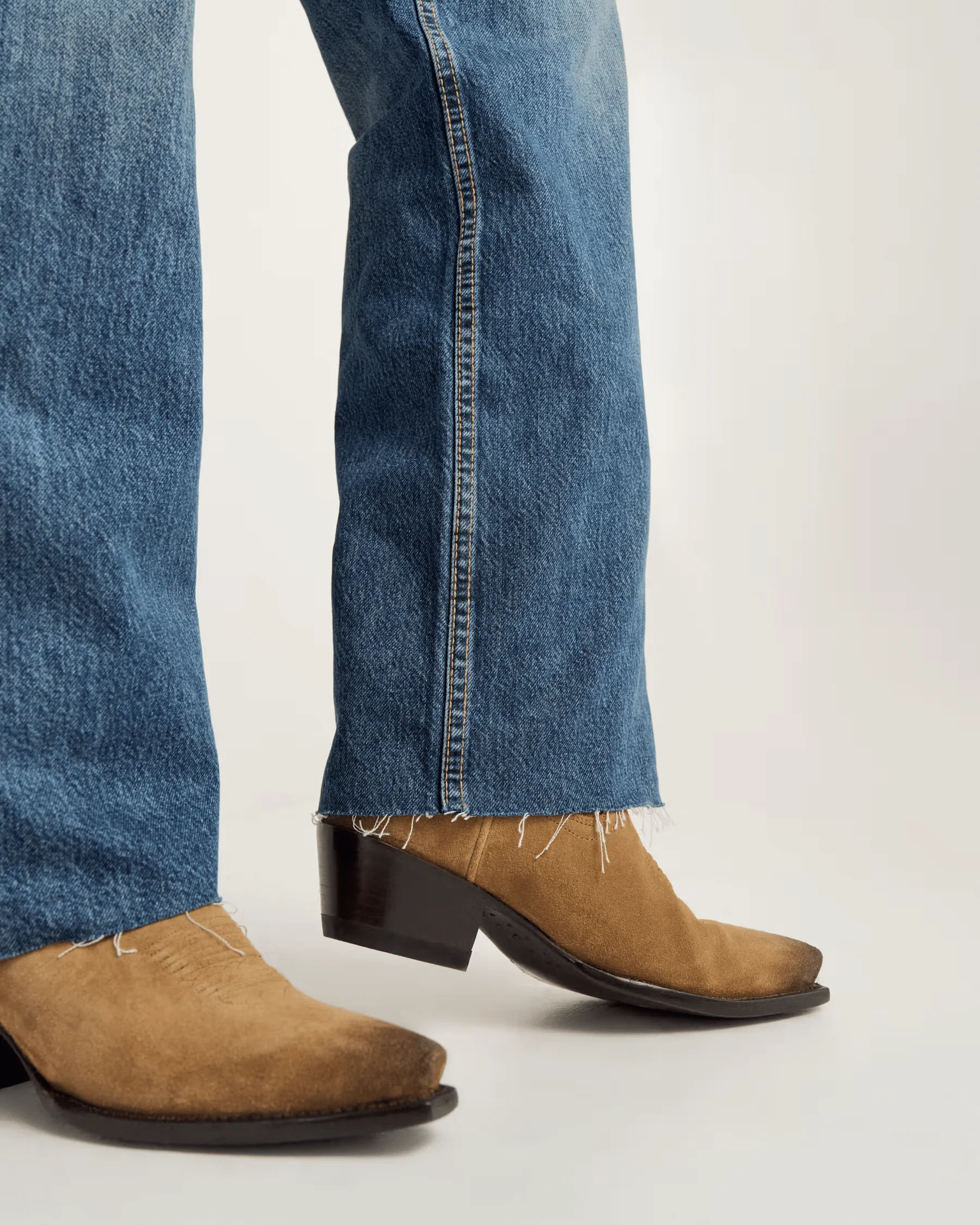 Tecovas Women's The Sadie Toasted Almond Suede Cowgirl Boots - Image 7