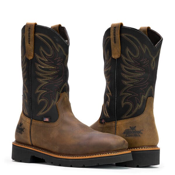 Thorogood Men's Wellington Brown Waterproof Steel Toe Work Boots 804-4330 - Image 4