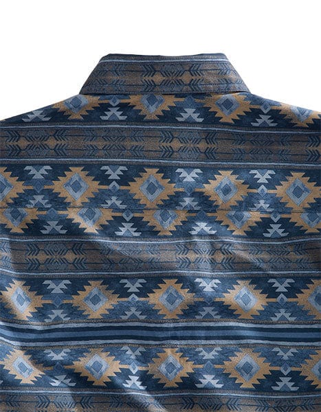 Tin Haul Men's Grey Aztec Print Long Sleeve Western Snap Shirt 10-001-0067-0701 GY - Image 2