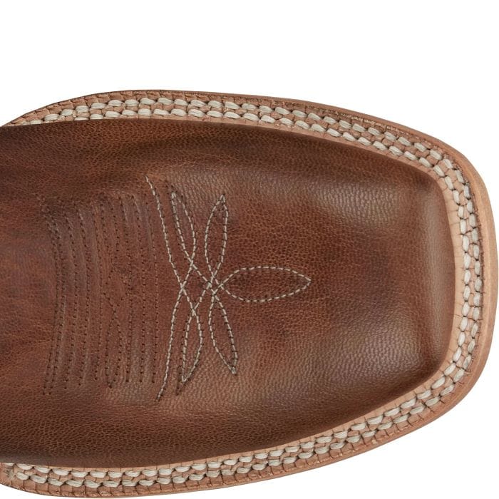 Tony Lama Men's Luciano Brown/Green Western Boot TL3031 - Image 8