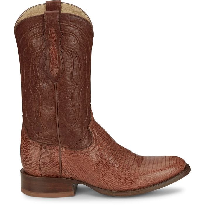 Tony Lama Kirtland Cognac Lizard Western Boots DR5152 - Image 3