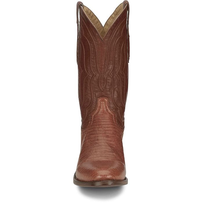 Tony Lama Kirtland Cognac Lizard Western Boots DR5152 - Image 7