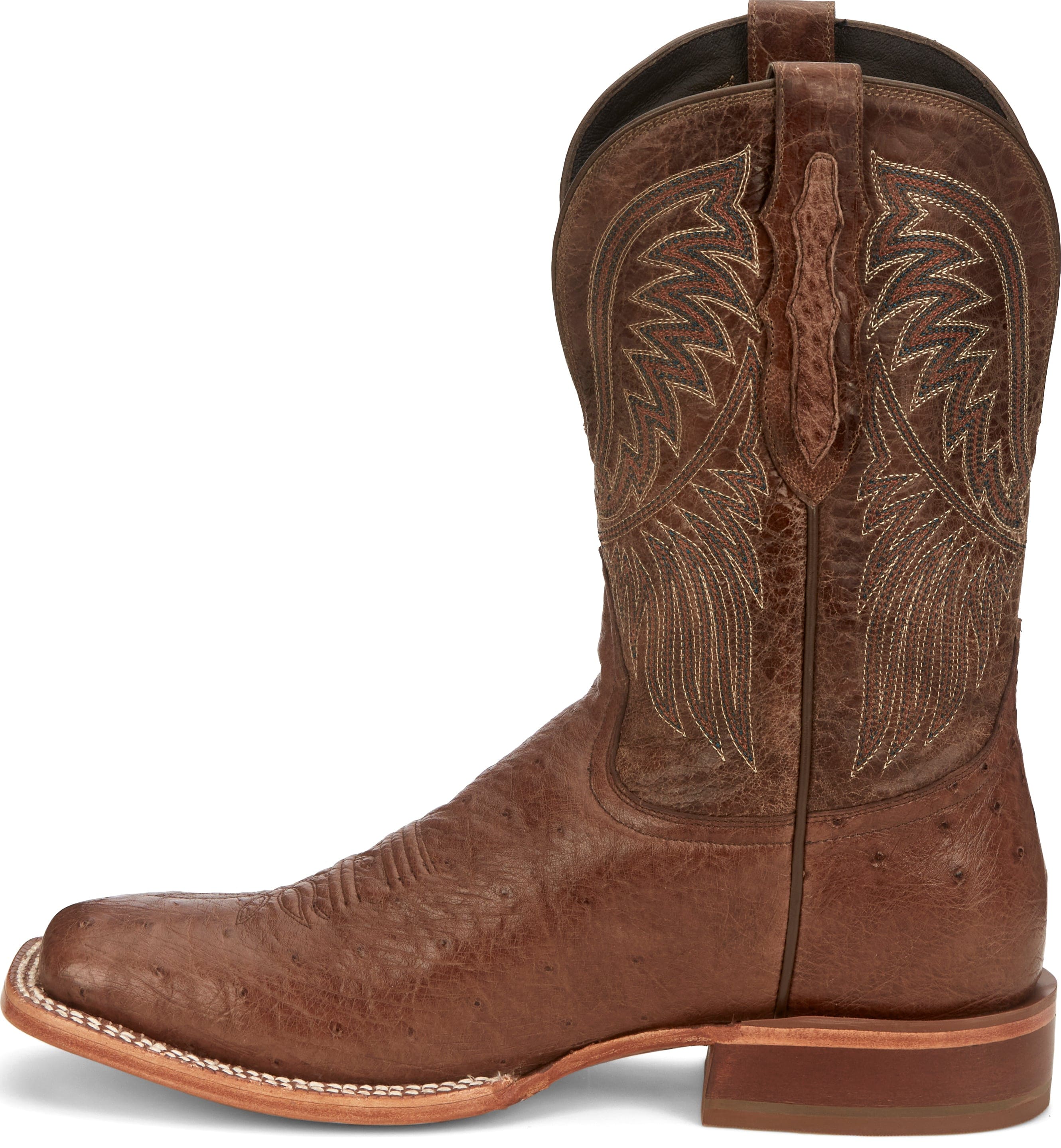 Tony Lama Men's Alamosa Brown Smooth Ostrich Western Boots SA6102 - Image 3