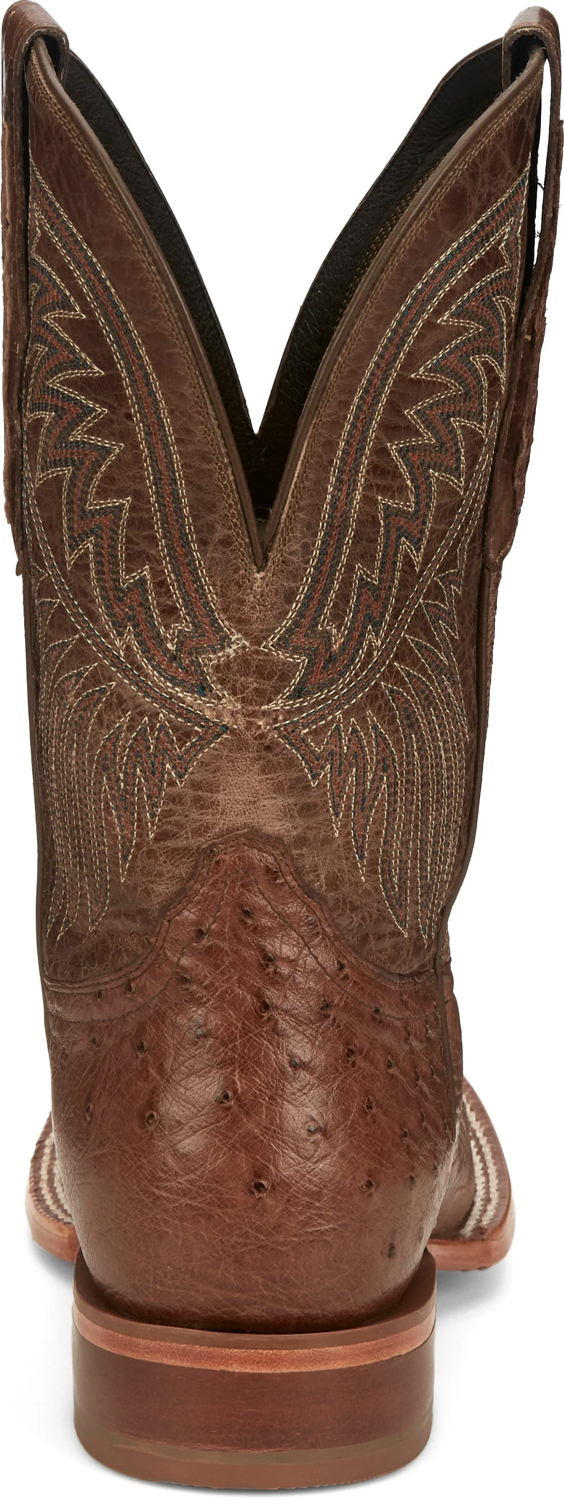 Tony Lama Men's Alamosa Brown Smooth Ostrich Western Boots SA6102 - Image 6