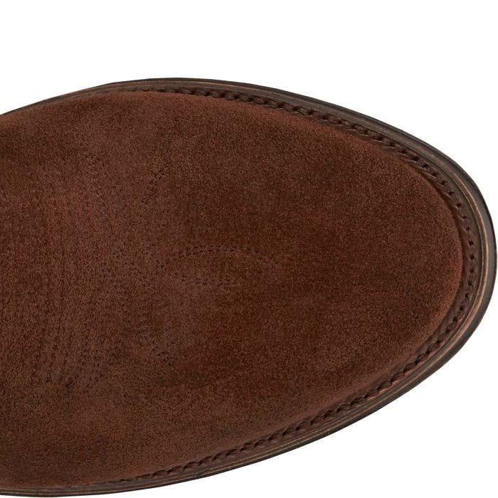 Tony Lama Men's Amado 12" Cognac Suede Western Boot DR3040 - Image 4