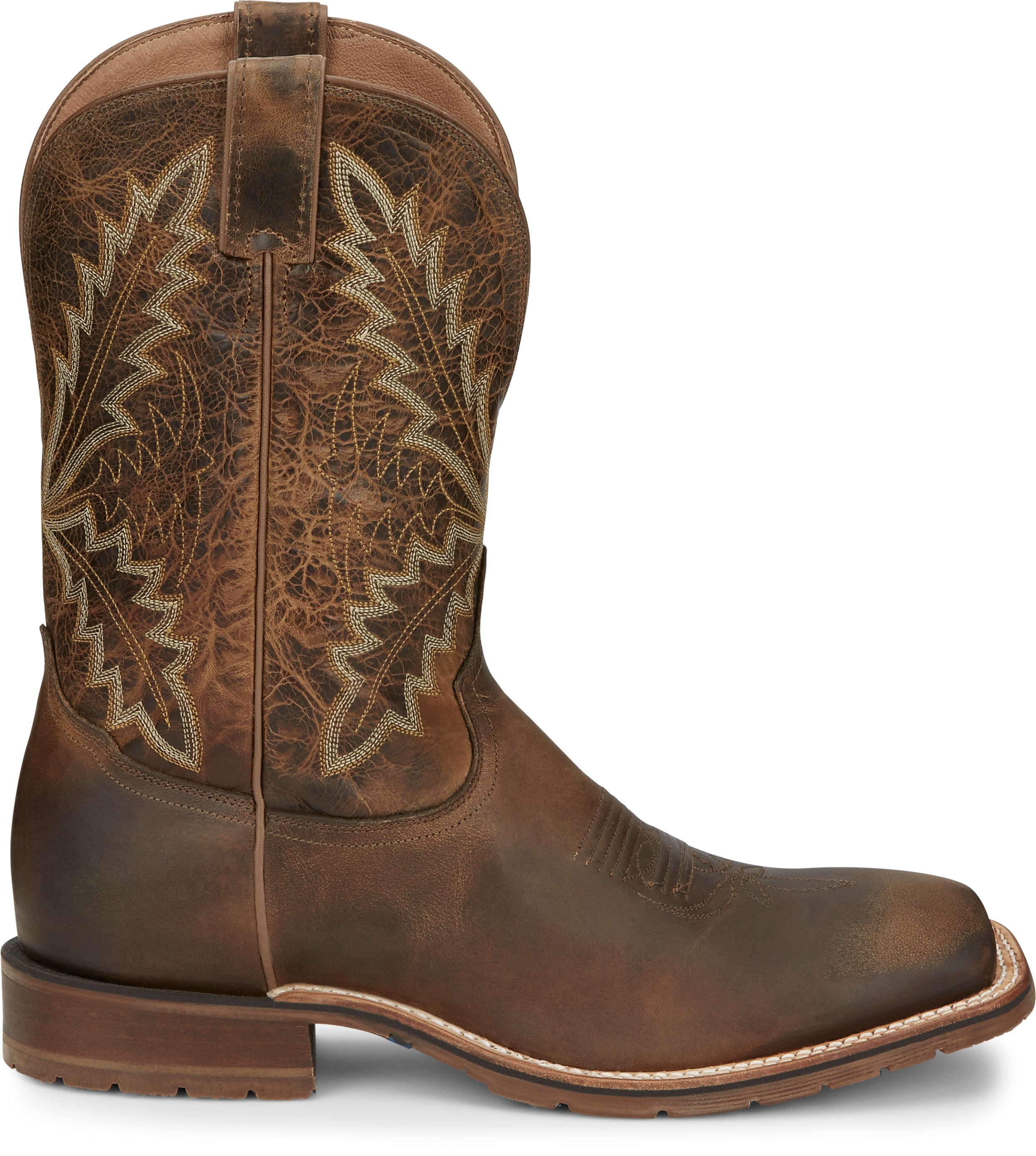 Tony Lama Men's Bowie TLX Performance Oak Cowboy Boots XT5104 - Image 4