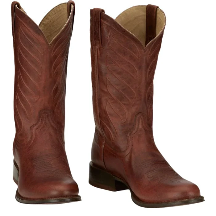 Tony Lama Men's Cognac Lenado Western Boot DR3036 - Image 8