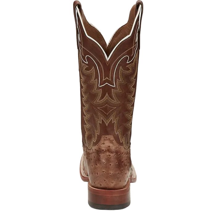 Tony Lama Men's Desert Sand Hays Full Quill Ostrich Exotic Boots E9323 - Image 5