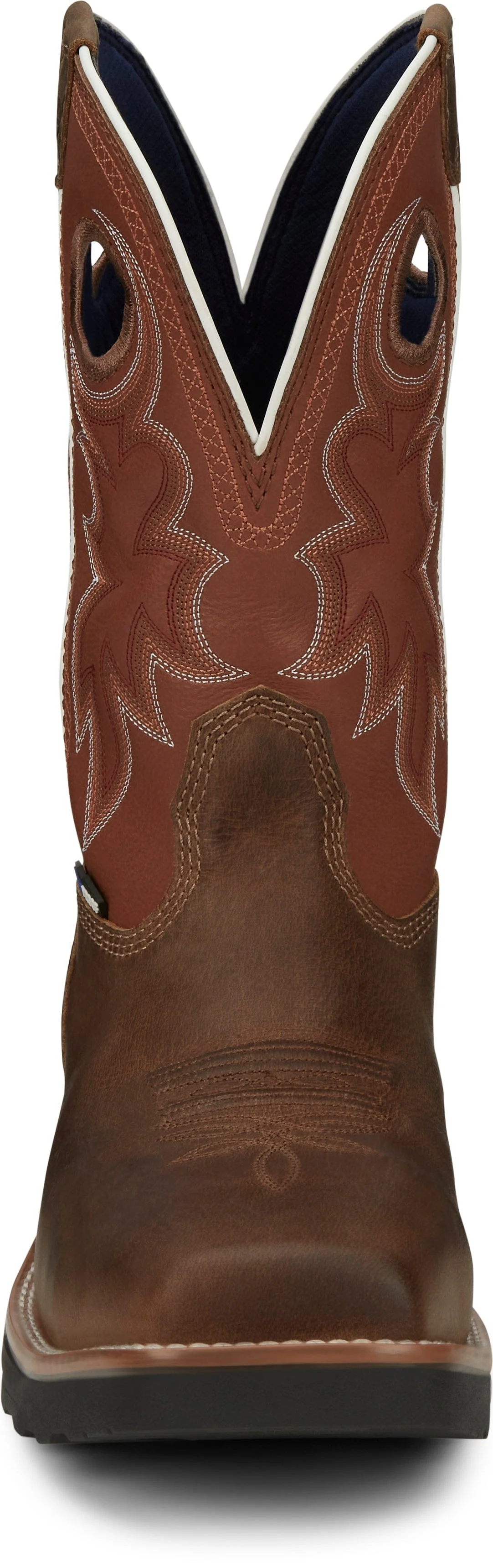 Tony Lama Men's Fireball Tan Waterproof Compote Toe Work Boots TW3300 - Image 5