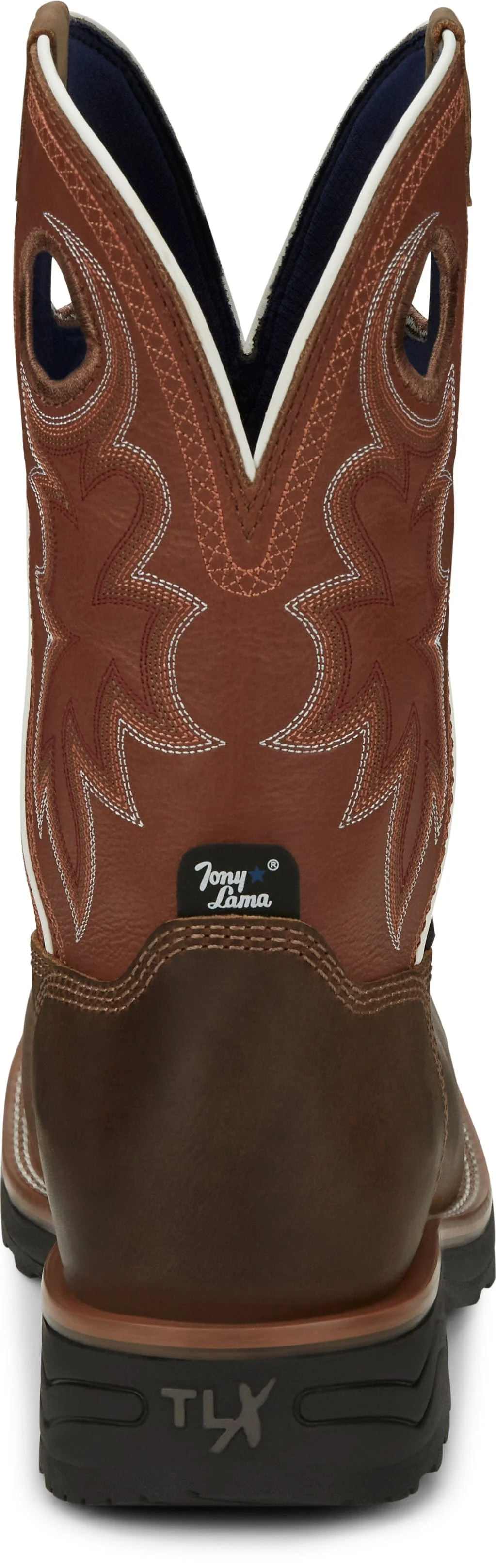 Tony Lama Men's Fireball Tan Waterproof Compote Toe Work Boots TW3300 - Image 7