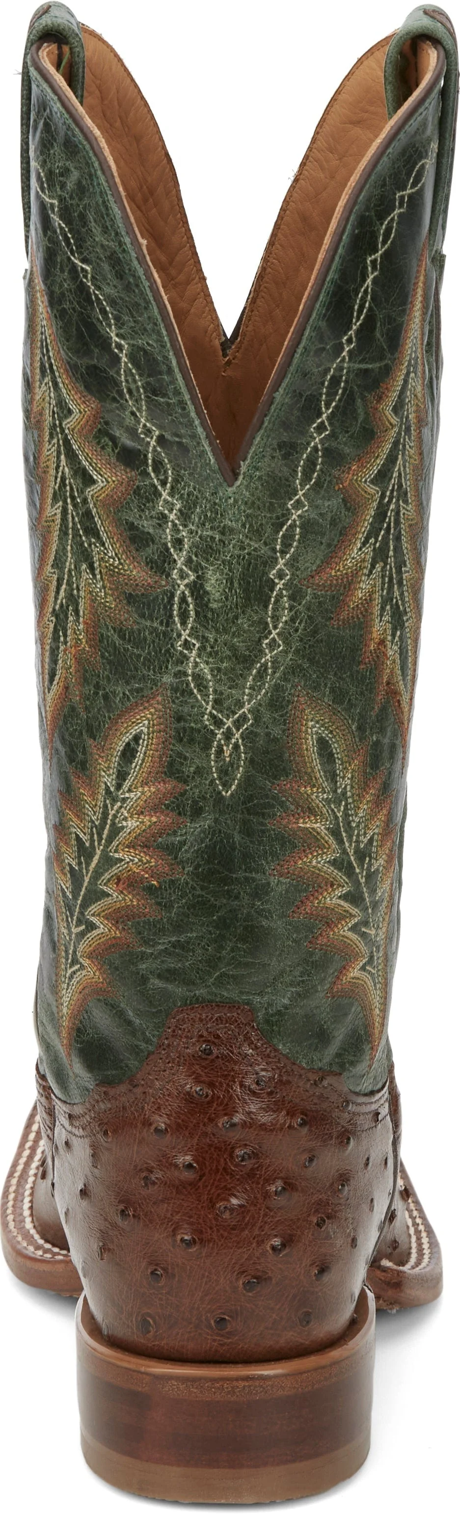 Tony Lama Men's Hayden Bourbon Brown Ostrich Exotic Western Boots EP8270 - Image 7