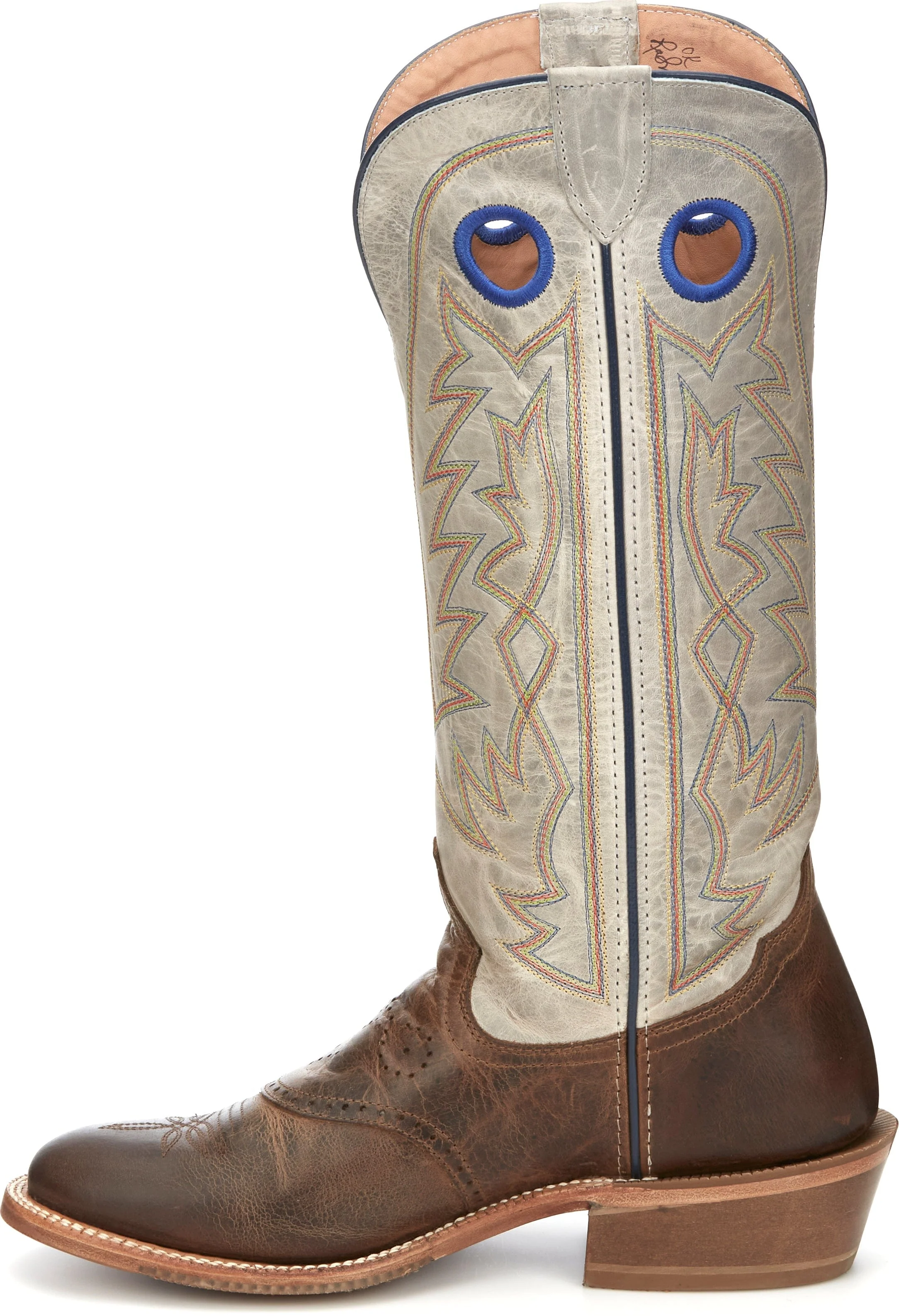 Tony Lama Men's Henley Buckaroo Stout Brown Western Boots SA2002 - Image 4