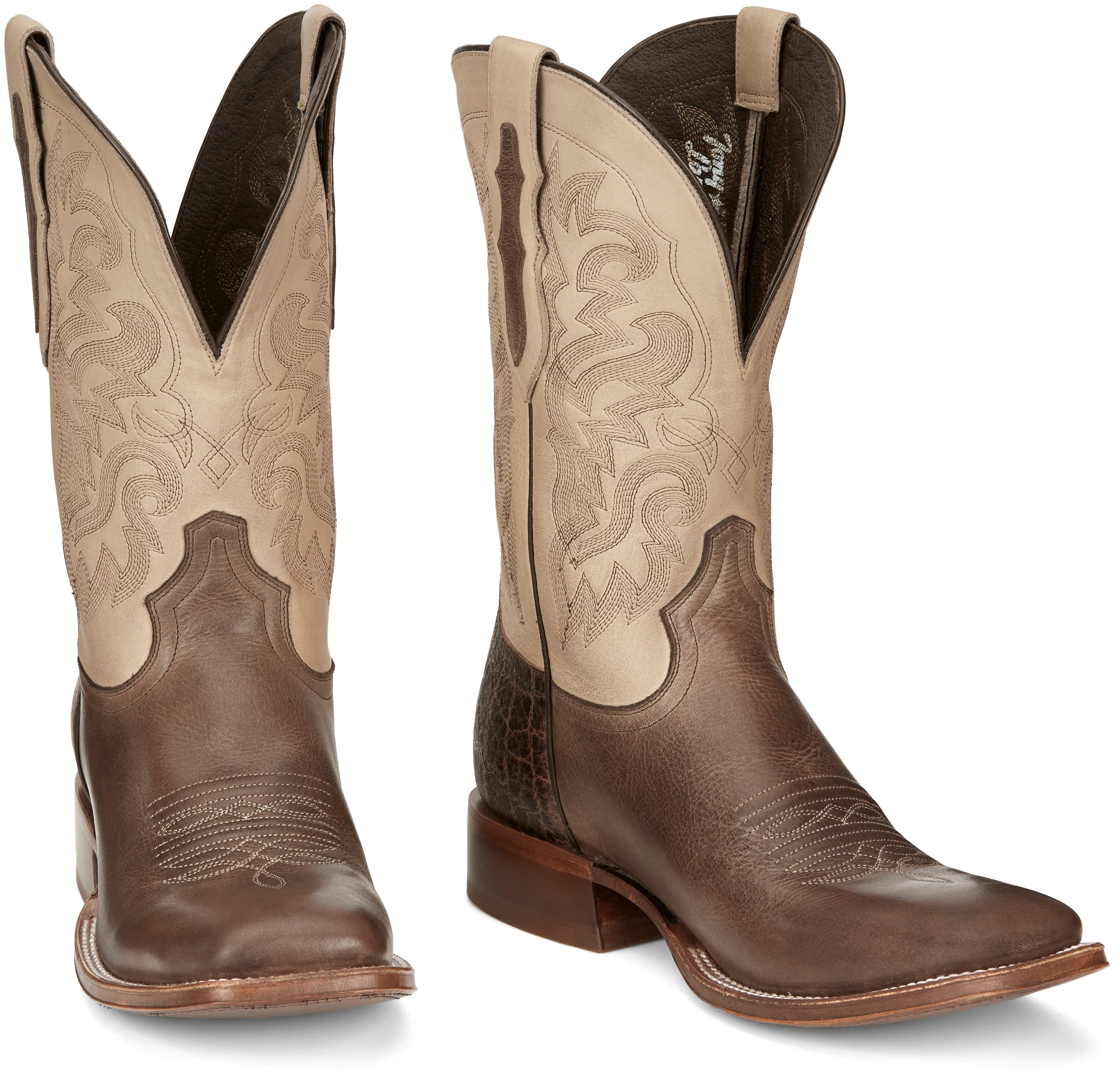 Tony Lama Men's Jinglebob Brown Western Boots TL3021 - Image 8