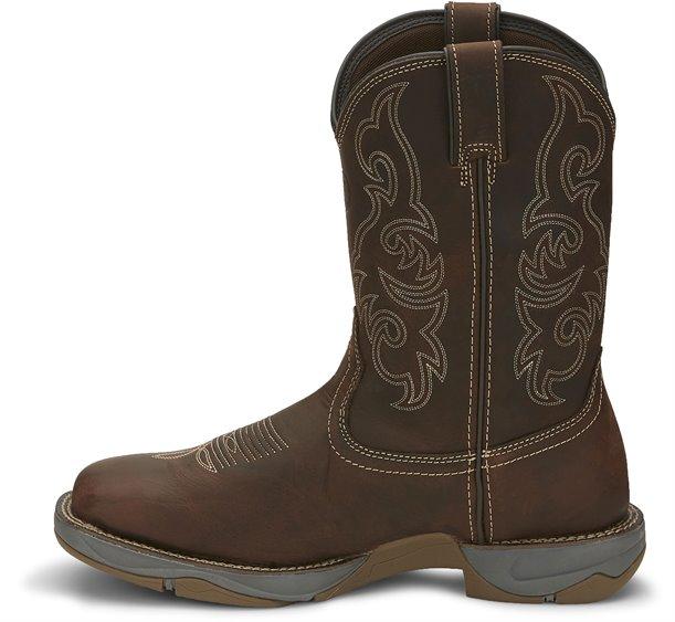 Tony Lama Men's Junction Dark Brown Waterproof Square Toe Work Boots RR3353 - Image 3