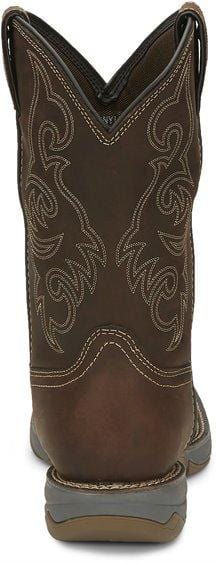 Tony Lama Men's Junction Dark Brown Waterproof Square Toe Work Boots RR3353 - Image 6