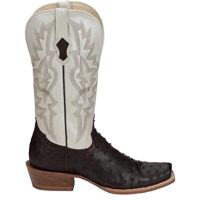 Tony Lama Men's Kango Brown Rylen Full Quill Ostrich Exotic Boots SA8270 - Image 2