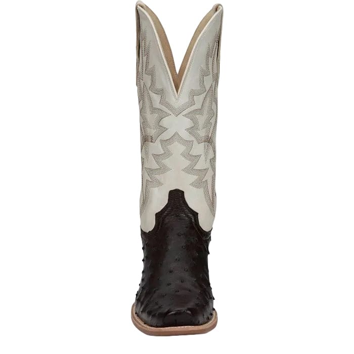 Tony Lama Men's Kango Brown Rylen Full Quill Ostrich Exotic Boots SA8270 - Image 3