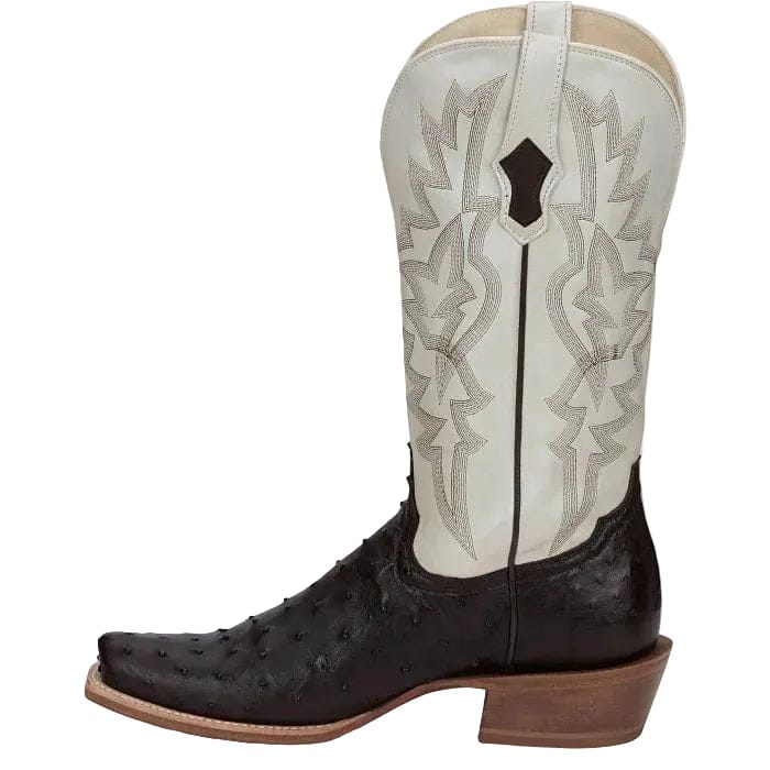 Tony Lama Men's Kango Brown Rylen Full Quill Ostrich Exotic Boots SA8270 - Image 4