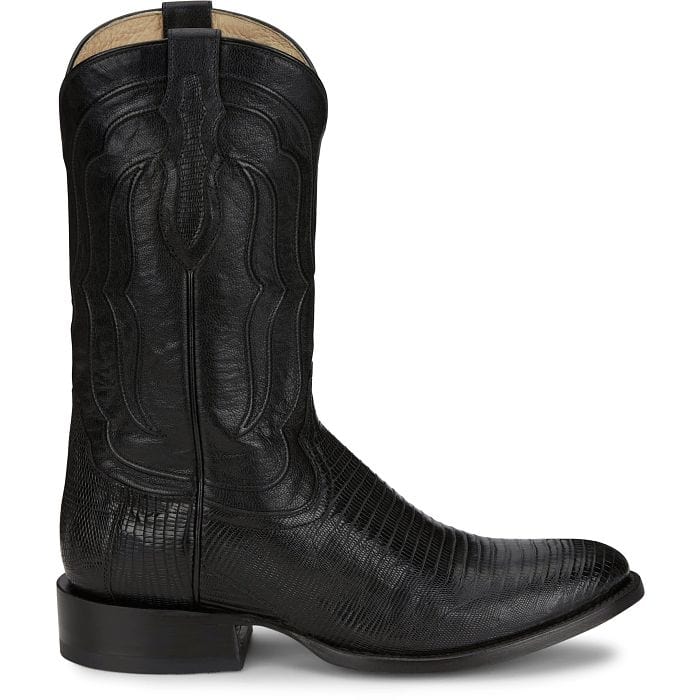 Tony Lama Men's Kirtland Black Lizard Boots DR5153 - Image 3