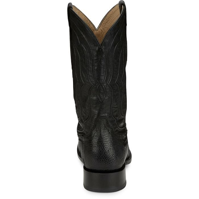 Tony Lama Men's Kirtland Black Lizard Boots DR5153 - Image 5