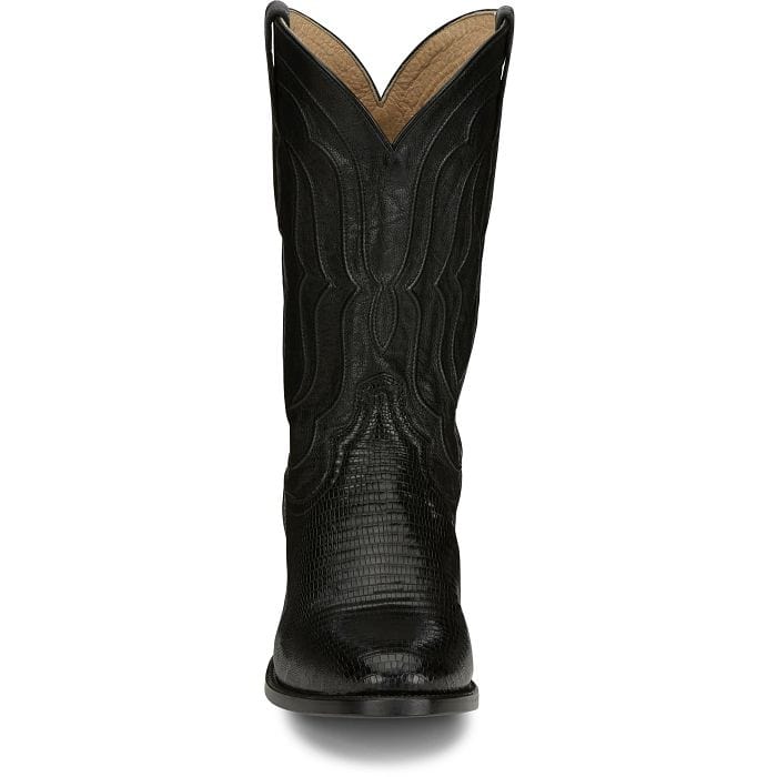 Tony Lama Men's Kirtland Black Lizard Boots DR5153 - Image 7