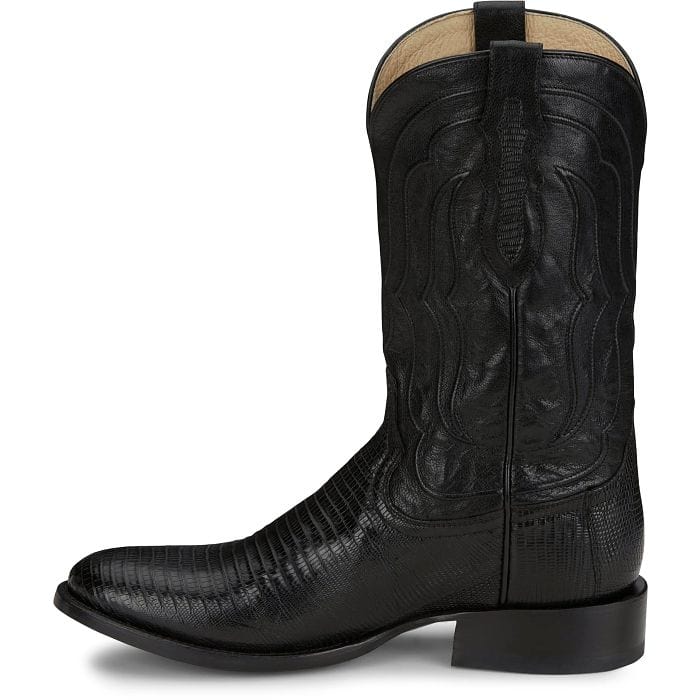 Tony Lama Men's Kirtland Black Lizard Boots DR5153 - Image 8