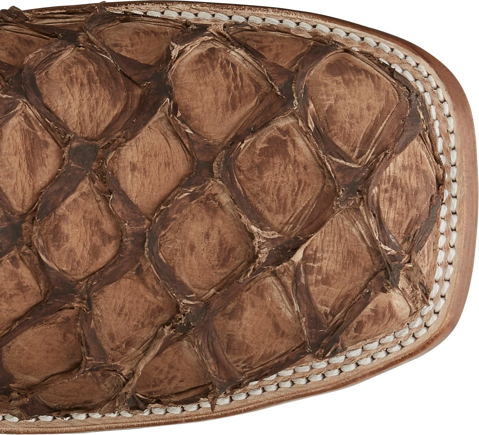 Tony Lama Men's Leviathan Pirarucu Chocolate Exotic Western Boots 6082 - Image 3