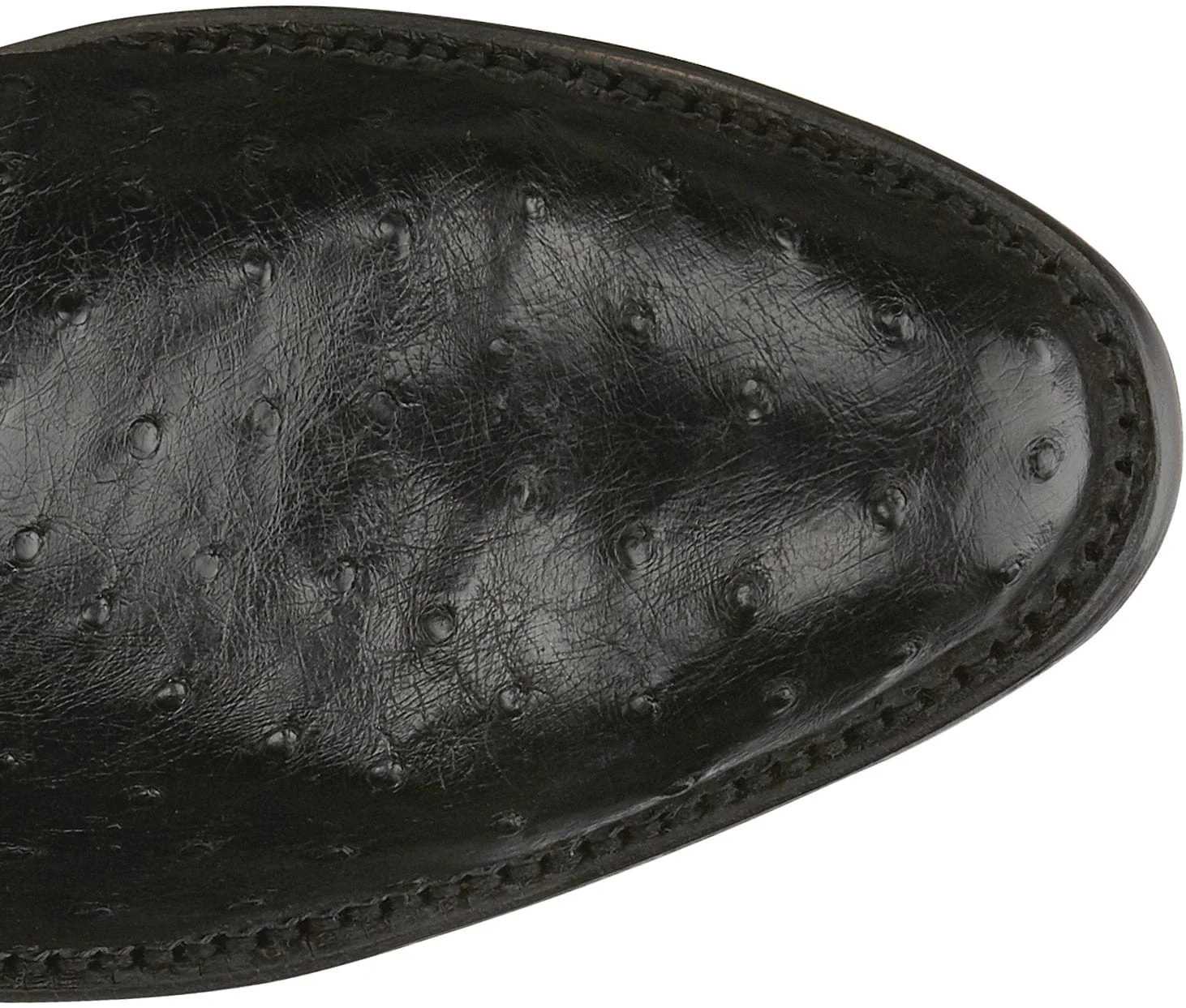 Tony Lama Men's Mccandles Black Full Quill Ostrich Round Toe Exotic Western Boots 8255 - Image 5