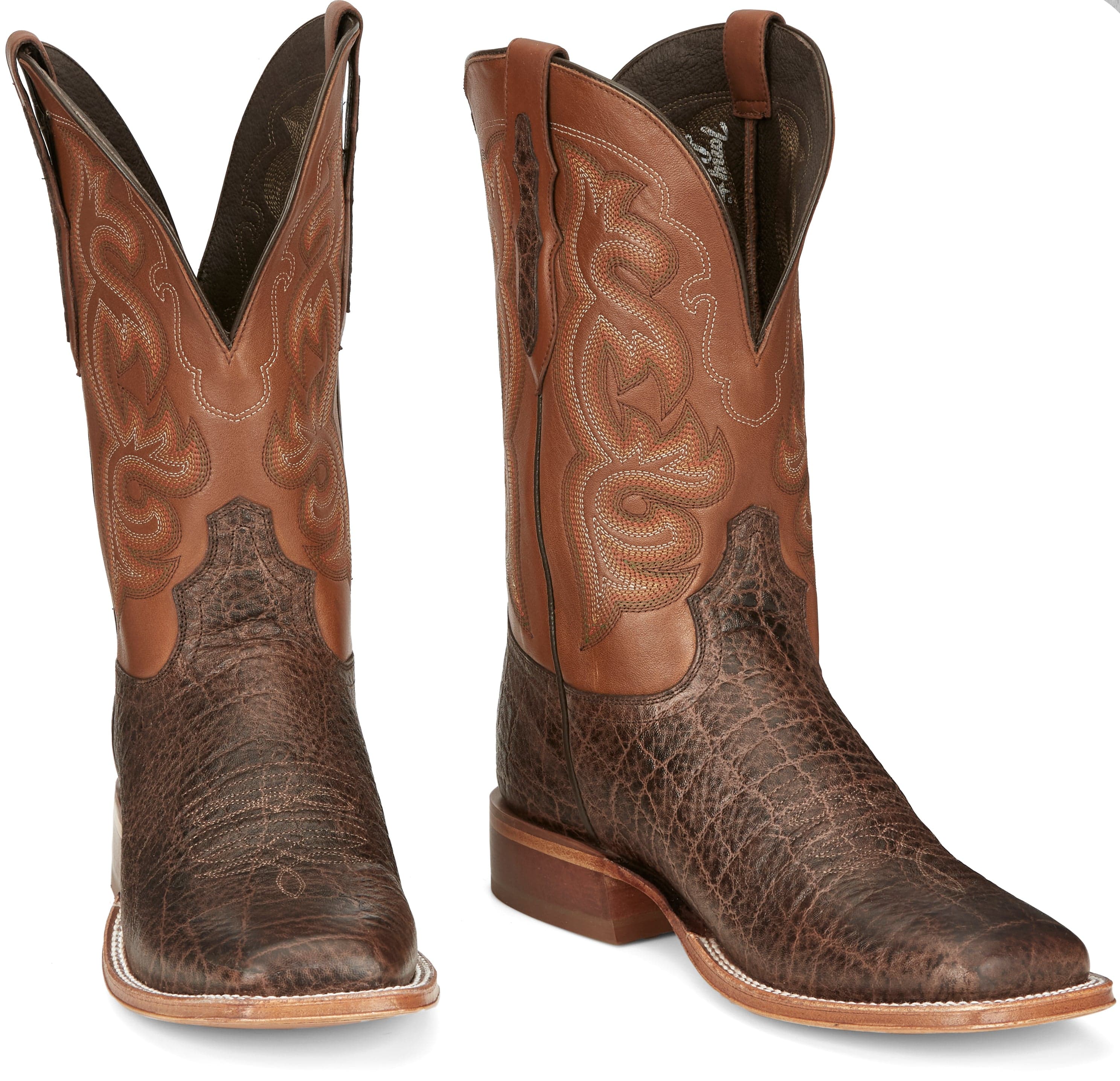 Tony Lama Men's Rowel Brown Safari Western Boots TL3019 - Image 8