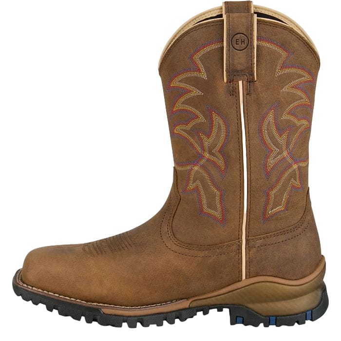 Tony Lama Men's Tan Roustabout Steel Toe Waterproof Work Boots TW5022 - Image 4