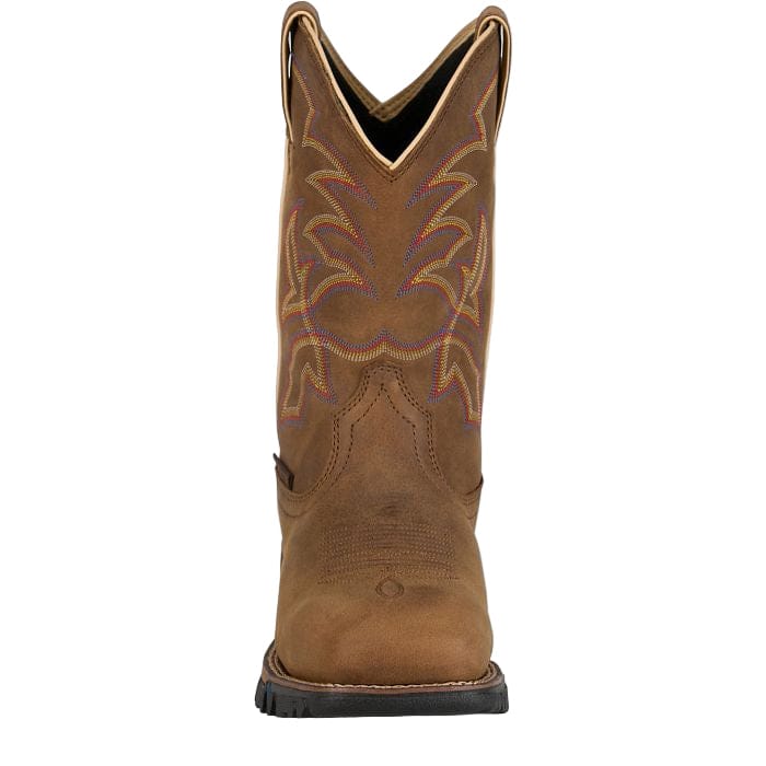 Tony Lama Men's Tan Roustabout Steel Toe Waterproof Work Boots TW5022 - Image 5