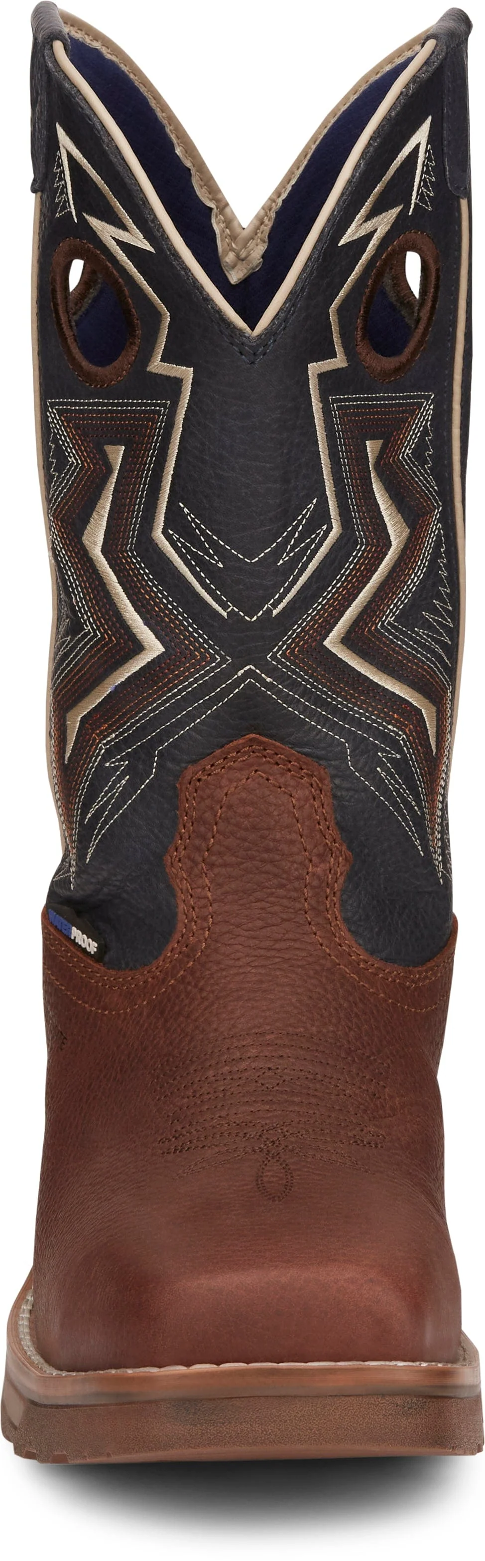 Tony Lama Men's TLX Force Dark Brown Waterproof Composite Toe Western Work Boots TW3402 - Image 5