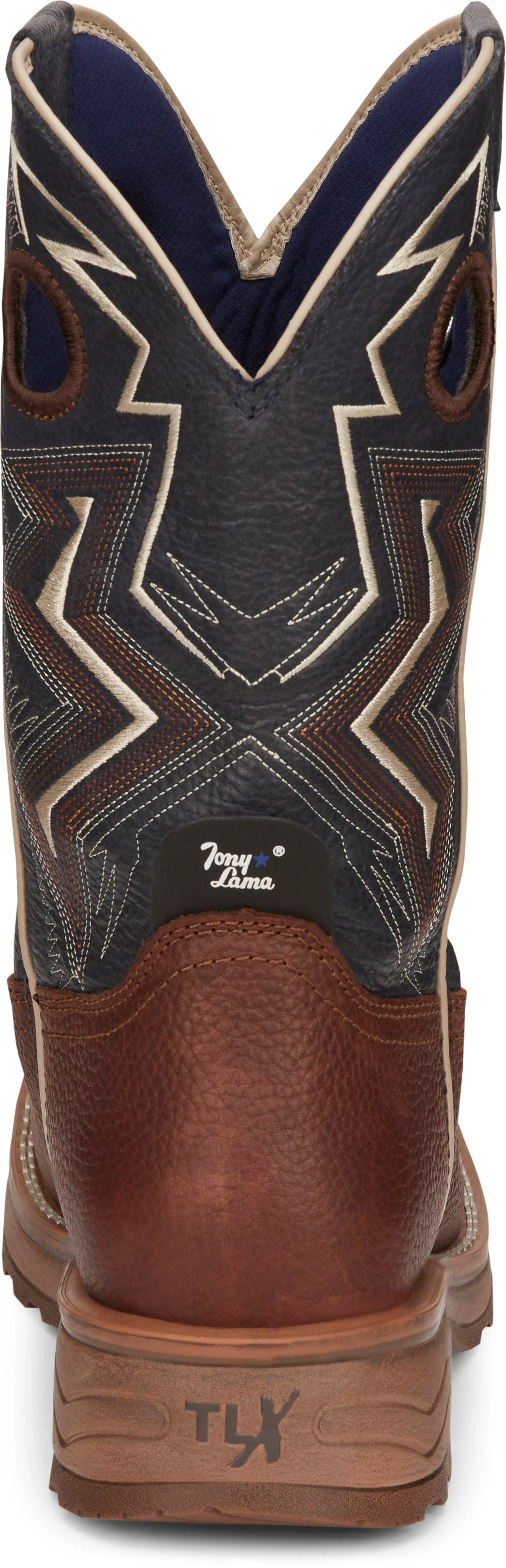 Tony Lama Men's TLX Force Dark Brown Waterproof Composite Toe Western Work Boots TW3402 - Image 6