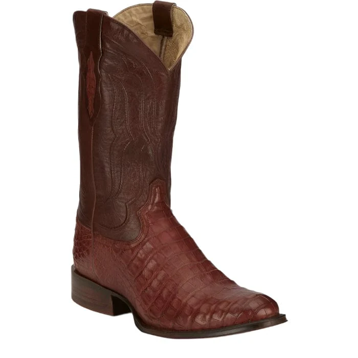 Tony Lama Men's Tremaine Cognac Caiman Boots DR5260