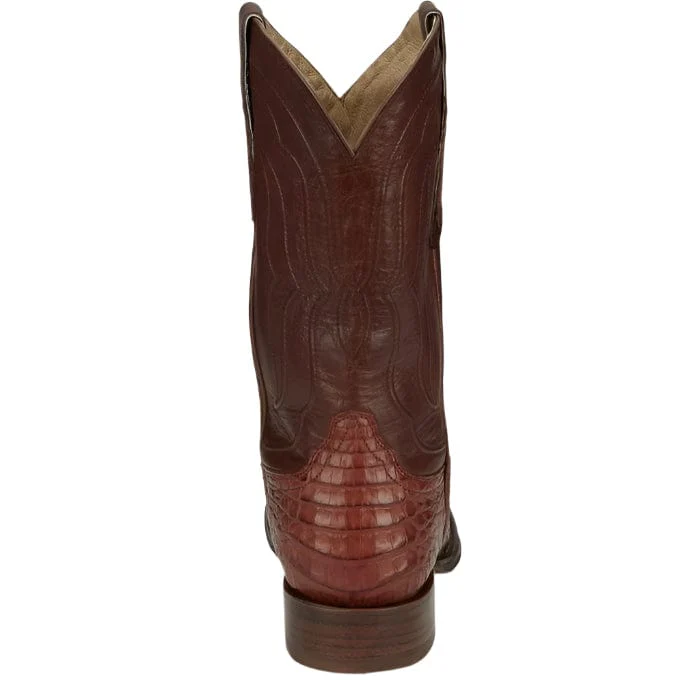 Tony Lama Men's Tremaine Cognac Caiman Boots DR5260 - Image 3