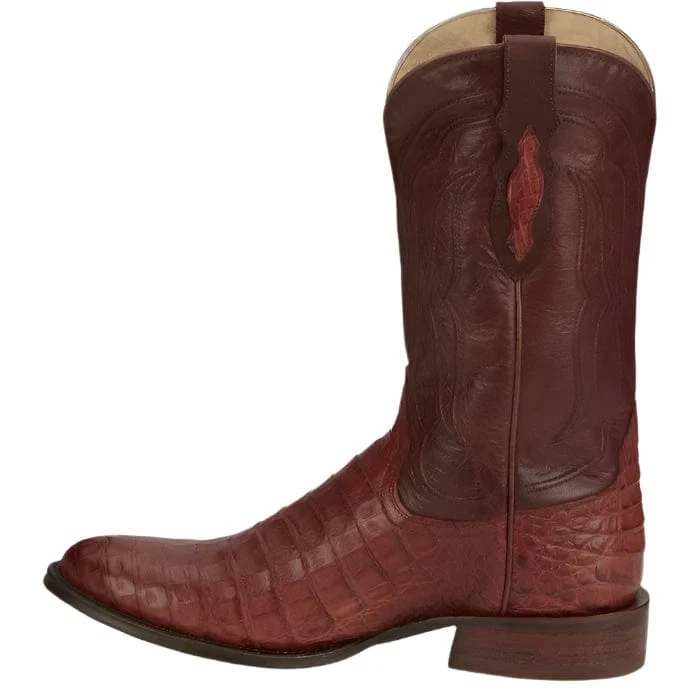 Tony Lama Men's Tremaine Cognac Caiman Boots DR5260 - Image 5
