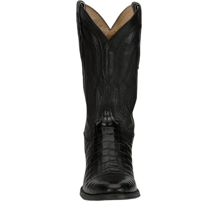 Tony Lama Men's Tremaine Ebony Caiman Boots DR5261 - Image 3