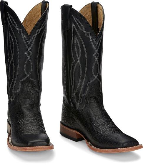 Tony Lama Men's Sealy Black Western Boots TL3000 - Image 7