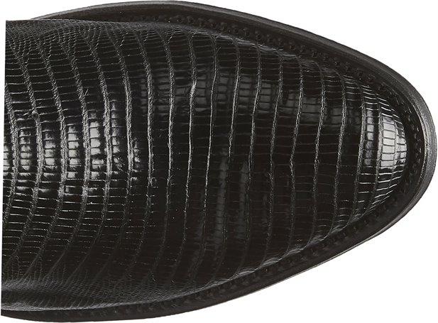 Tony Lama Men's 1911 Nacogdoches Teju Lizard Black Round Toe Cowboy Boots TL5150 - Image 3