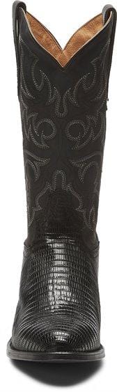 Tony Lama Men's 1911 Nacogdoches Teju Lizard Black Round Toe Cowboy Boots TL5150 - Image 5