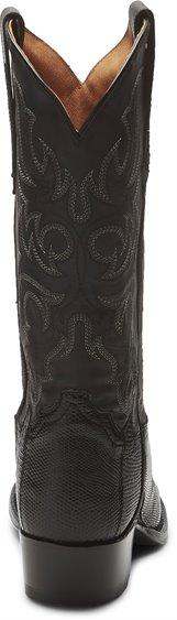 Tony Lama Men's 1911 Nacogdoches Teju Lizard Black Round Toe Cowboy Boots TL5150 - Image 6