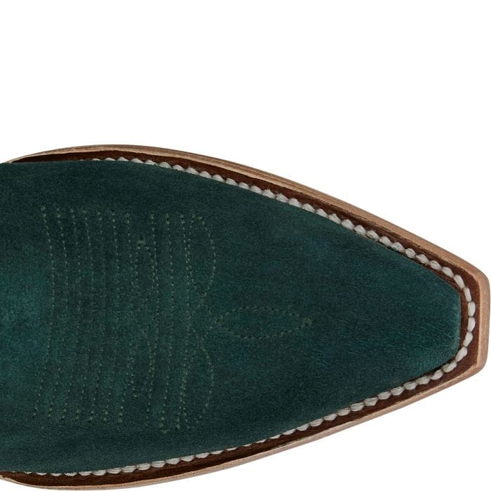Tony Lama Women's Emerald Green Liz Suede Western Boots DR4262 - Image 5