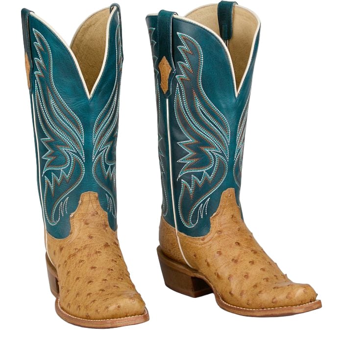 Tony Lama Women's Umber Zaire Full Quill Ostrich Exotic Boots SA6113 - Image 6