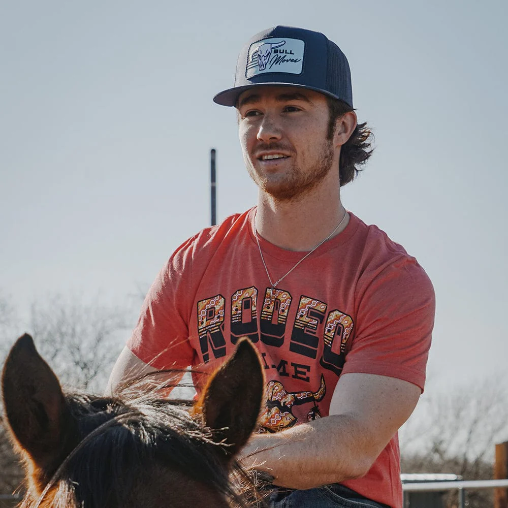 Tribal Red Rodeo Time T - Image 2