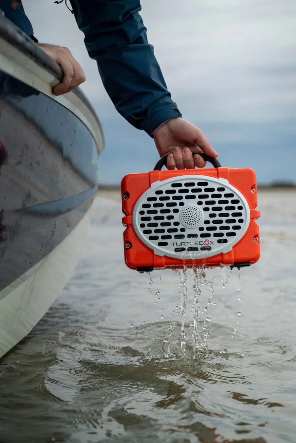TurtleBox Gen3 Orange and White Bluetooth Speaker - Image 7