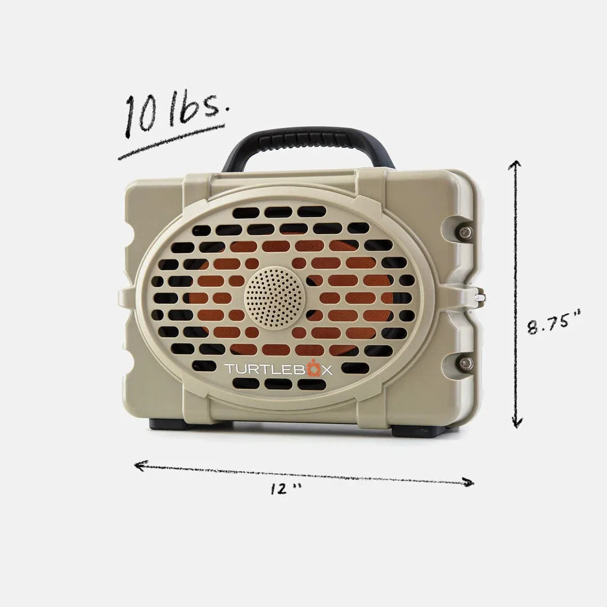 TurtleBox Gen3 Tan Bluetooth Speaker - Image 2