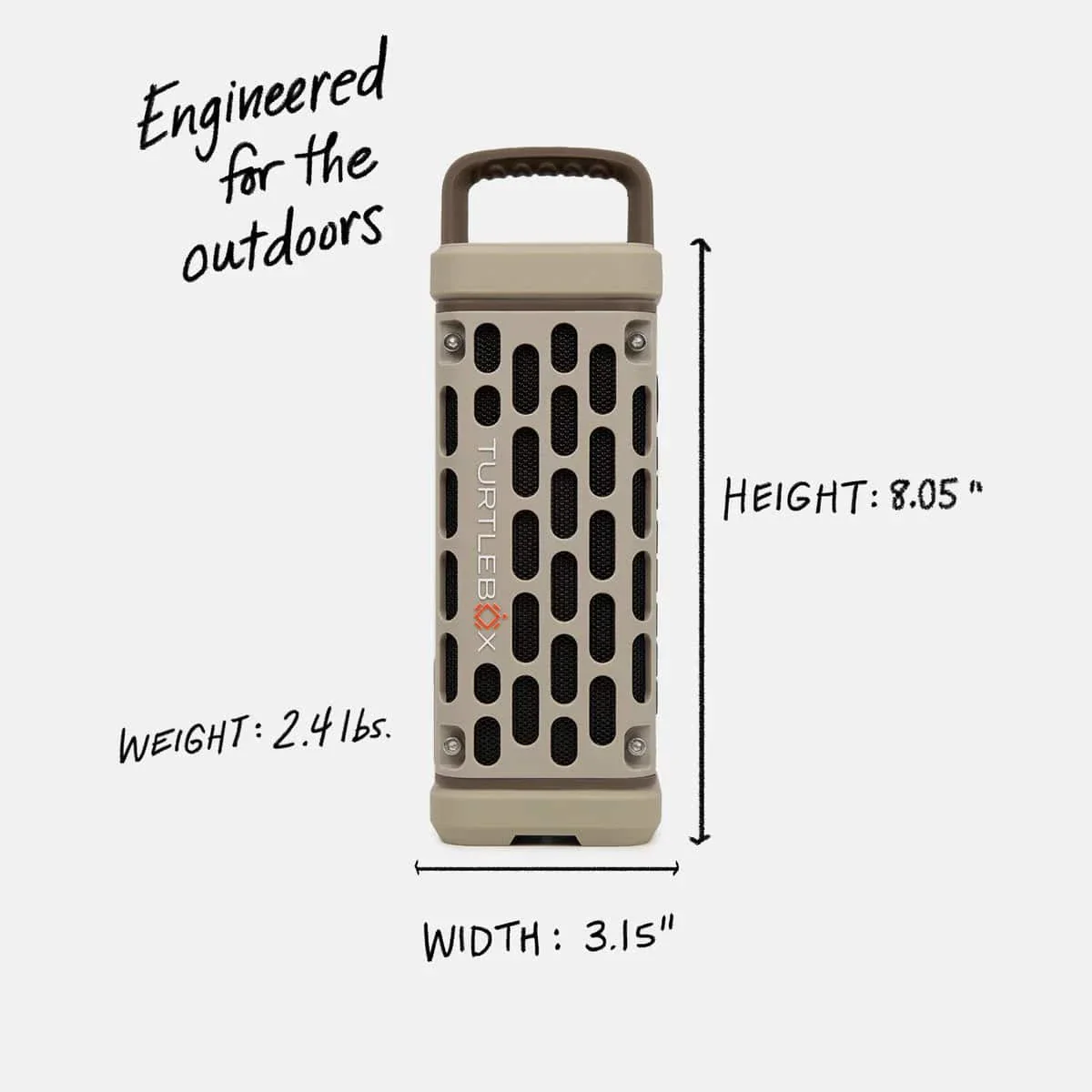 TurtleBox Tan Ranger Bluetooth Speaker - Image 2